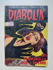 Diabolik anno francobollo usato  San Costanzo