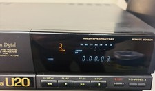 Gravador de Vídeo VHS Digital Duplo Mitsubishi HS-U20 Funciona Veja Fotos Vintage, usado comprar usado  Enviando para Brazil