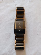 Relógio feminino Rado Jubile diamante preto e dourado cerâmica., usado comprar usado  Enviando para Brazil