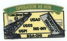 MULTI AGÊNCIA OPERAÇÃO DE FISCALIZAÇÃO RE RUN OMBRO PATCH POLÍCIA XERIFE, usado comprar usado  Enviando para Brazil