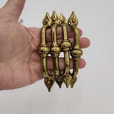 10 puxadores vintage estilo colonial antigo latão gaveta armário puxar 3" centro comprar usado  Enviando para Brazil
