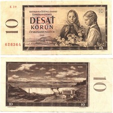 Banknote korun tschechoslowake gebraucht kaufen  Limbach-Oberfrohna