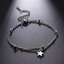 Edelstahl fußkettchen stern gebraucht kaufen  Marl