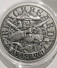 Antiqued blackbeard pirate for sale  Harrisburg