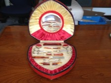 Vintage leather musical for sale  CARMARTHEN
