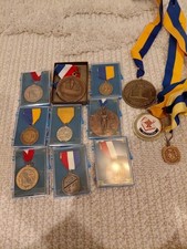 MEDALHAS ESPORTIVAS VINTAGE (12) comprar usado  Enviando para Brazil