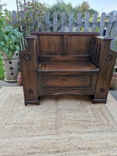 Antique monks bench for sale  KING'S LYNN
