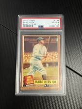 1962 Topps #139 Babe Hits 60 Babe Ruth HOF. PSA 4 comprar usado 1962 Topps #139 Babe Hits 60 Babe Ruth HOF. PSA 4 comprar usado  Enviando para Brazil