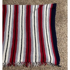Striped crocheted throw for sale Striped crocheted throw for sale  Boring