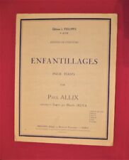 Partition piano enfantillages d'occasion  Roquefort-les-Pins