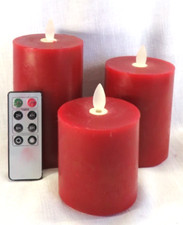 Set flameless pillar for sale  North Smithfield