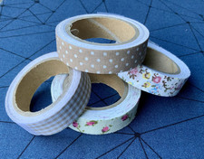 Fabric washi tapes for sale  REDDITCH