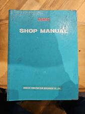 Kobelco shop manual for sale  LLANELLI