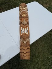 Wooden tiki totem for sale  Pulaski