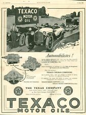 Publicité ancienne texaco d'occasion  France