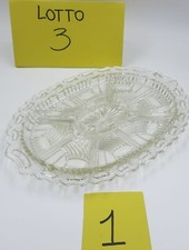 Antipastiera cristallo vintage usato  Solza