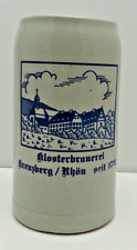 Caneca de pedra vintage "Klosterbrauerei Kreuzberg" Rhön since 1731 cerveja grés 1L comprar usado  Enviando para Brazil
