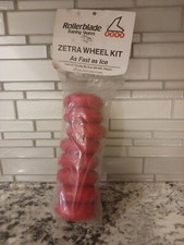 Usado, Vintage NOS Zetra Kit de 8 Rodas Patins de Treinamento Rollerblade Rápido Como Gelo Vermelho NHL  comprar usado  Enviando para Brazil