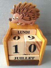 Perpetual calendar wood d'occasion  Expédié en Belgium