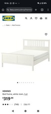 Hemnes white ikea for sale  WATFORD