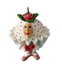 Enfeite de Natal Patience Brewster Krinkles trufa chocolate branco 2" mini comprar usado  Enviando para Brazil