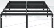 Armação de cama queen size de metal 14" com espaço de armazenamento resistente comprar usado  Enviando para Brazil