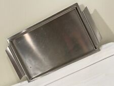 Antiga bandeja retangular de aço inoxidável INOX F. SCI 18/10 MCM 1960s França moderna comprar usado  Enviando para Brazil