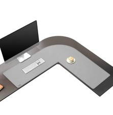 Shaped gray leather for sale  Science Hill