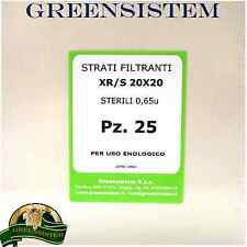 Cartoni filtranti 20x20 usato  Italia