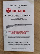 Manual do proprietário da carabina Ruger modelo 10/22 comprar usado  Enviando para Brazil