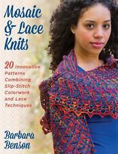 Mosaic & Lace Knits: 20 Innovative Patterns Combining Slip comprar usado  Enviando para Brazil
