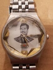 1980's SADDAM HUSSIEN PRESIDENT WATCH MEMORIAL ESPECIAL RARO Citizen, usado comprar usado  Enviando para Brazil
