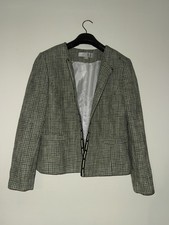 Blazer feminino Tahari Arthur S. Levine 10 jaqueta tweed carreira trabalho desgaste forrado comprar usado  Enviando para Brazil