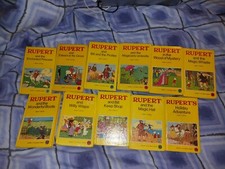 Eleven vintage rupert for sale  LISKEARD