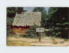 Postcard thatched house for sale  Almond