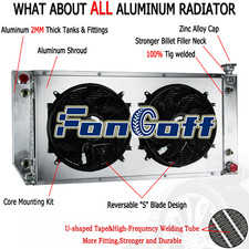 Rows aluminum radiator for sale  Fontana