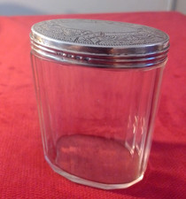 Pot fard cristal d'occasion  Montreuil-Bellay