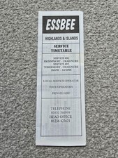Essbee travel scottish for sale  GLASGOW