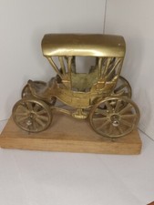 Carro de transporte vintage de latão buggy sem cavalos / meados do século comprar usado  Enviando para Brazil