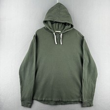Moletom com capuz masculino camada marinha verde médio caixa térmica waffle malha macia modal EUA comprar usado  Enviando para Brazil