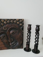 Candlesticks vintage barley for sale  HELSTON