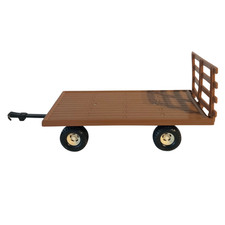 Vintage Anos 90 ERTL Flatbed Farm Trailer Vagão de Feno 1/32 10" de Comprimento Fabricado nos EUA, usado comprar usado  Enviando para Brazil