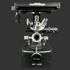 Microscópio antigo Unitron Mec-10236 com 3 lentes Mpl10/0.25, Mpl40/0.65 e Mpl80X, usado comprar usado  Enviando para Brazil