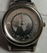 Weltkarten armbanduhr quarz gebraucht kaufen  Nohfelden