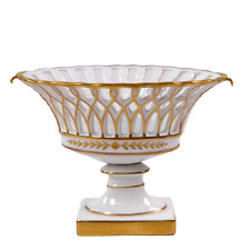Vaso português Vista Alegre perfurado porcelana Campana 12cmx 9cm meados do século comprar usado  Enviando para Brazil