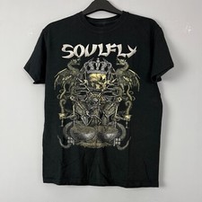 Camiseta Soulfly Sepultura Max Cavalera banda rara de heavy metal M comprar usado  Enviando para Brazil
