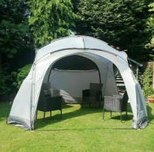 Novo Gazebo Abrigo para Eventos Eurohike Dome (3,5m x 3,5m) 1500HH inc 4 lados RRP £ 280 comprar usado  Enviando para Brazil