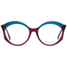 Emilio Pucci EP5161 077 Blue Plastic Cat Eye Óculos Ópticos Armação 56-18-140 comprar usado  Enviando para Brazil