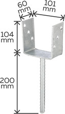 Shape post support for sale  BRADFORD