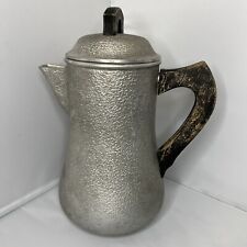 Vintage 1930's SILVER SEAL Hammered Alumínio 8 cp jarro/cafeteira, usado comprar usado  Enviando para Brazil